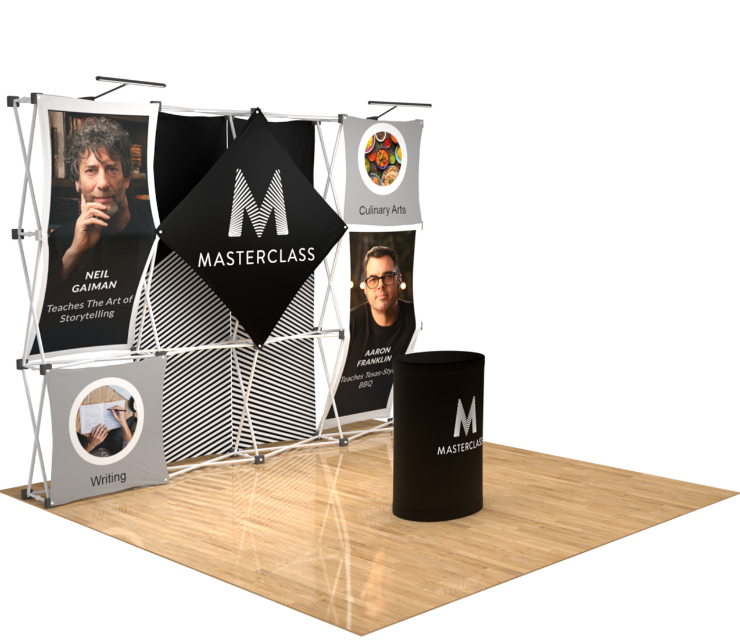 irregular Velcro fabric backdrop stand